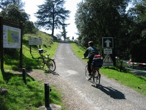 Beginn der Route de Lub�ron